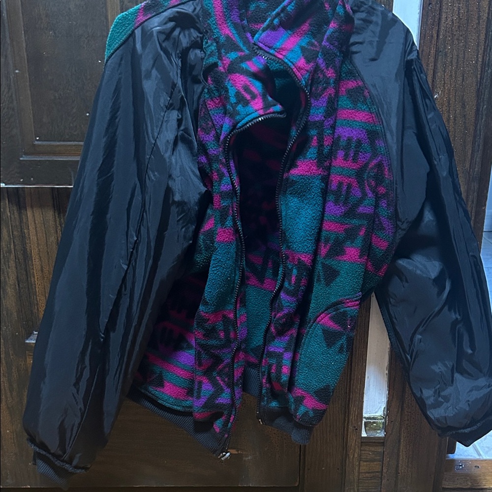 Colorful Geometric Pattern Jacket - image 4